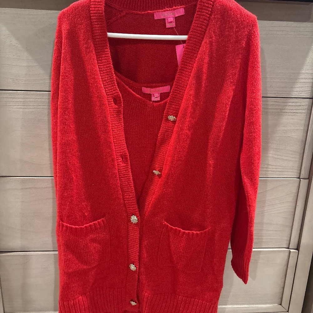 Cozy NWT Lilly Pulitzer sweater set